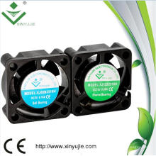 Mini ventilateur en plastique de refroidissement par CC 25X25X10mm avec l&#39;approbation de l&#39;UL de RoHS de Ce